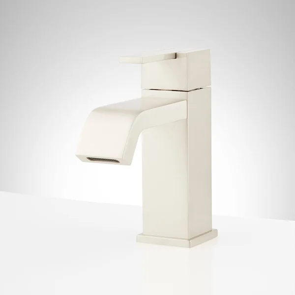Rigi Single-Hole Bathroom Faucet - Matte Black - Signature Hardware 477036