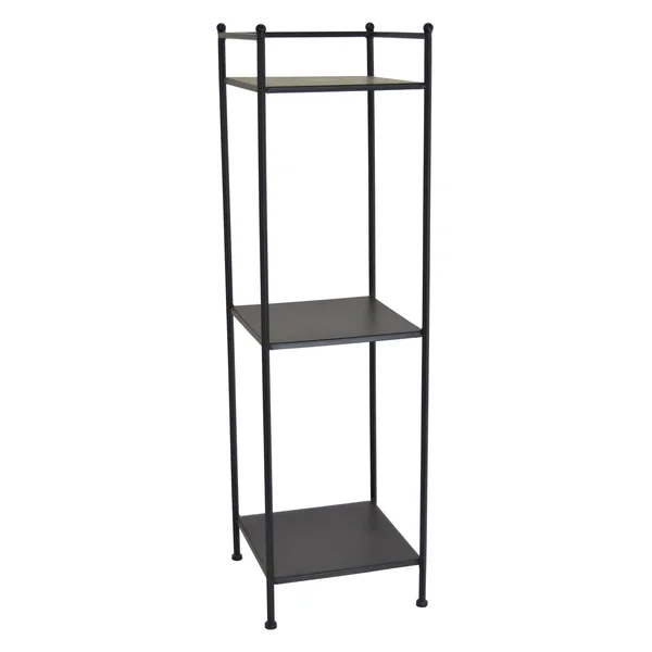 Plutus Brands PBTH92407 Metal Plant Stand in Black