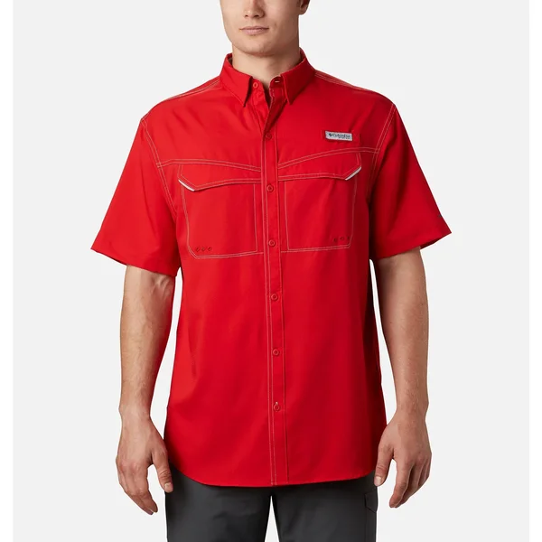 Columbia Low Drag Offshore SS Shirt M - Red Spark