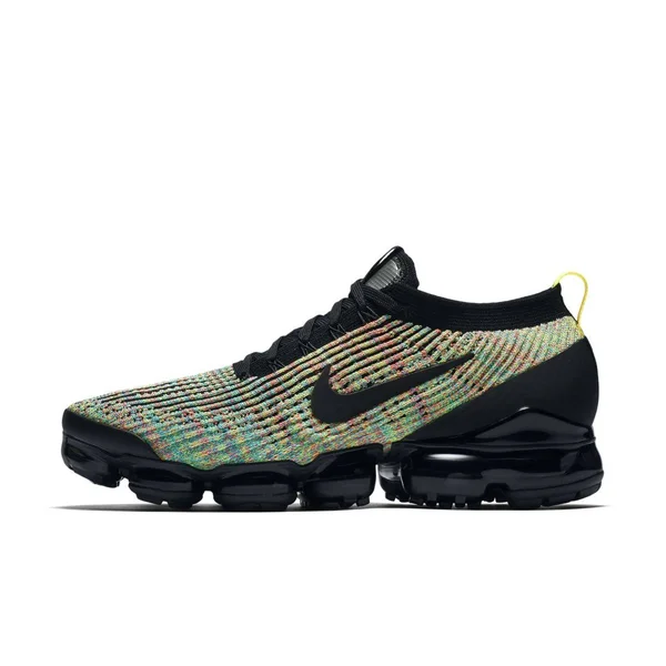 Nike Air VaporMax Flyknit 3 Shoes Black/Black/Volt Size 15