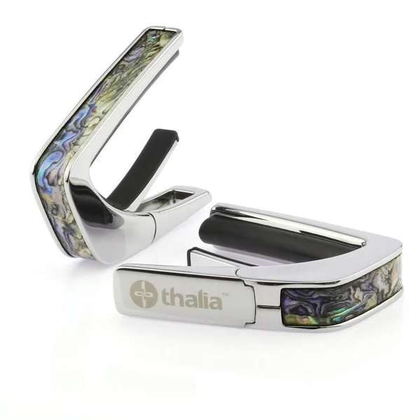 Thalia Capo Chrome 200 Series Guitar Capo Dragon Abalone