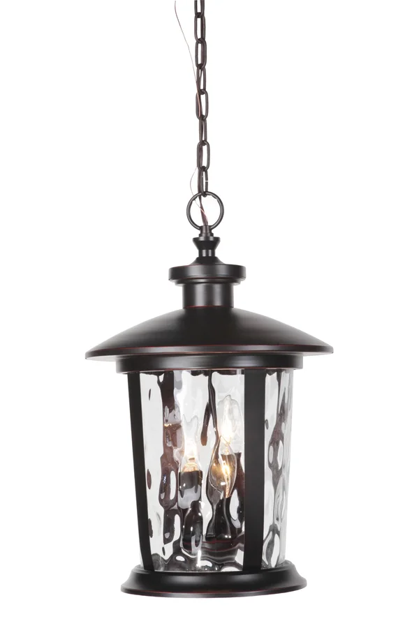 Craftmade Summerhays 3-Light Outdoor Pendant Oiled Bronze Gilded
