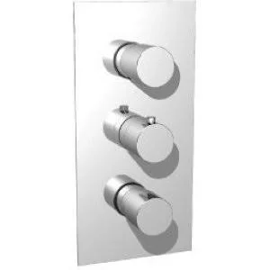 Isenberg 100.4101TBN Trim for 3/4x22 Thermostatic Valve with Volume Control Use with TVH.4101 Brushed Nickel