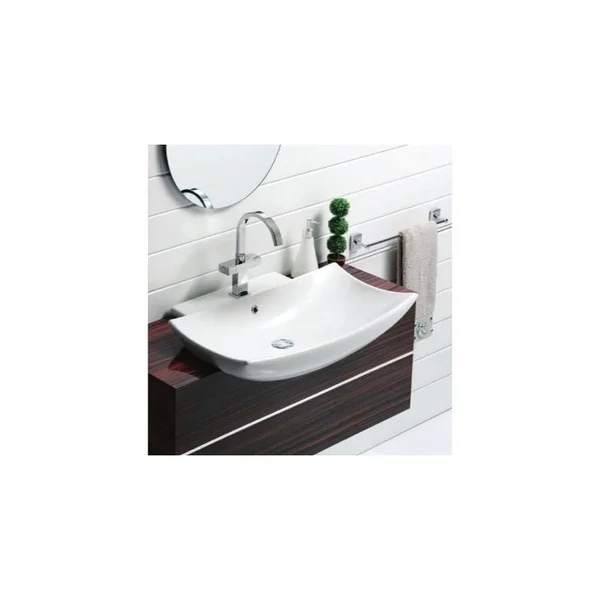 Nameeks 074800-U CeraStyle 28-3/10x22 Ceramic Wall Mounted Bathroom Sink - White - One Hole
