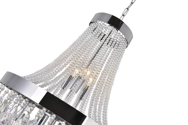 CWI Lighting Vast 6 Light Chandelier - Chrome 5078P16C