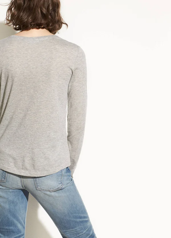 Vince Women's Essential Long Sleeve Crew