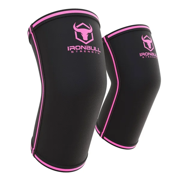 5mm Elbow Sleeves - Black/Pink, 2XL