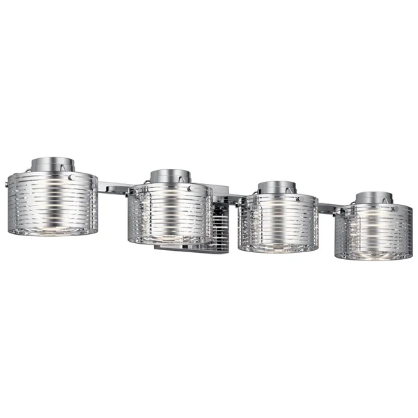 Elan 85057CH Santora Vanity - 4-Light LED, Chrome