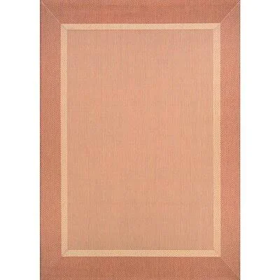Hamid Terracotta/Beige Indoor, Outdoor Area Rug Breakwater Bay Rug Size: Rectangle 7&6x22 x 10&9x22