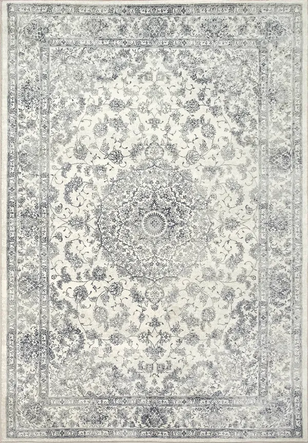 Dynamic Rugs 5&3x22 x 7&7x22 Cream Ancient Garden 57109 Area Rug