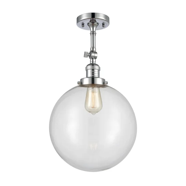 Innovations 201F-PC-G202-12-LED Polished Chrome XX-Large Beacon 1 Light Semi-Flush Mount