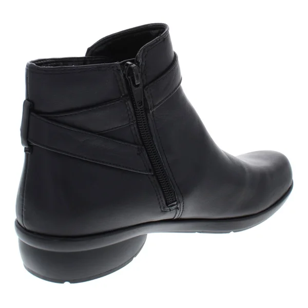 Naturalizer Colette Womens Solid Ankle Booties - Brown Leather