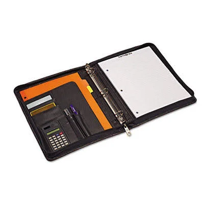 Samsonite Zip Bi-Fold Padfolio 8 1/2 x 11 Black 961145