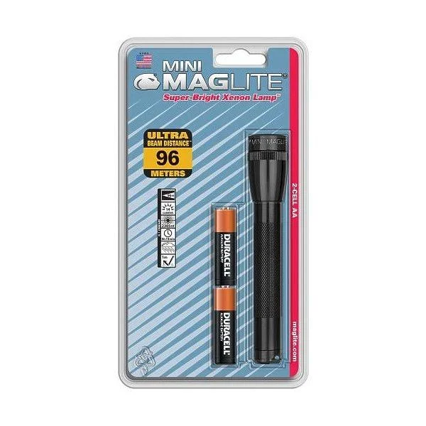 Maglite M2A016 AA Mini Flashlight - Black