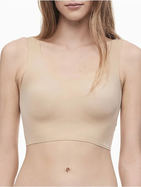 Calvin Klein Invisibles Lightly Lined Scoop Neck Bralette, Bare (QF4782) S