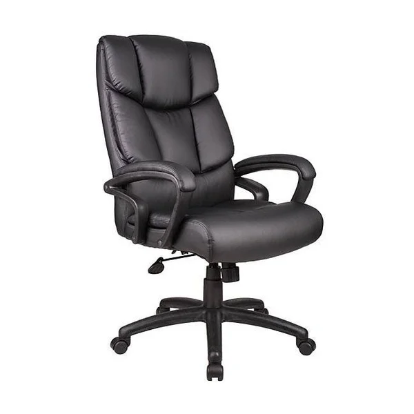 Boss Italian Top Grain Leather Executive Chair - Black