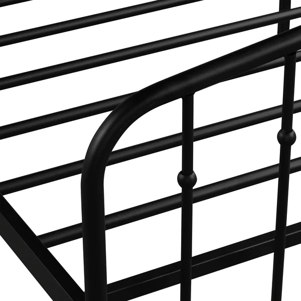 Platform Metal Bed - Twin Sizes - Black