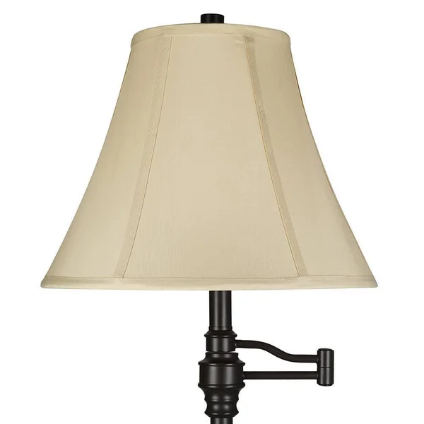 Cresswell 57.5 in. Bronze Swing Arm Floor Lamp