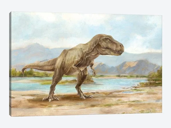Ethan Harper Canvas Wall Decor Prints - Dinosaur Illustration III