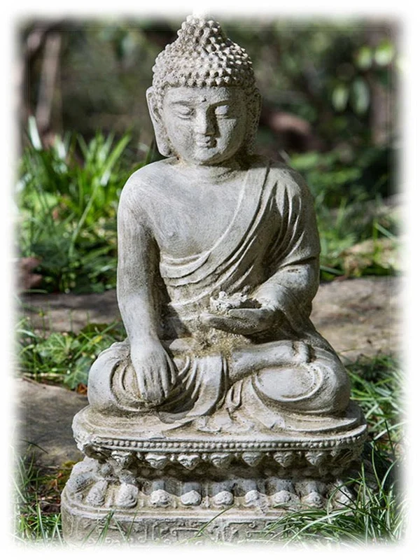 Campania International Verde Seated Lotus Buddha Statue