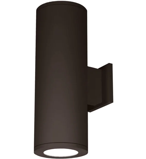 WAC Lighting DS-WD06-U27B-BZ Tube Architectural LED 18 inch Bronze Outdoor Wall Sconce