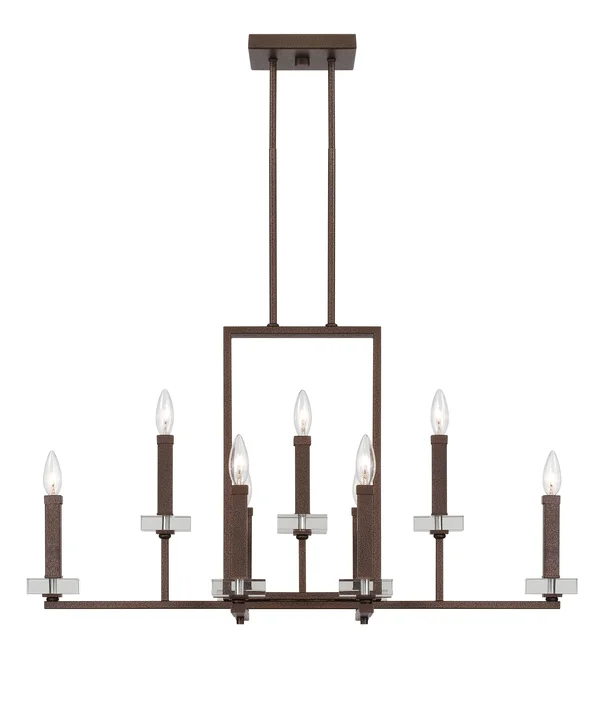 Designers Fountain 84389-FBZ Fieldhouse 9-Light Chandelier - Flemish Bronze