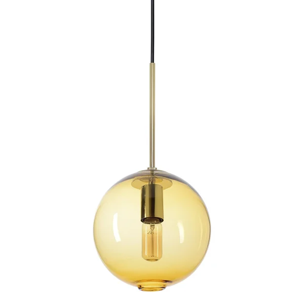 Casamotion 1-Light Globe Pendant, Yellow