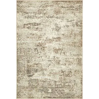 East Urban Home Ebi Emporium Winter Waves 9 Abstract Purple Area Rug