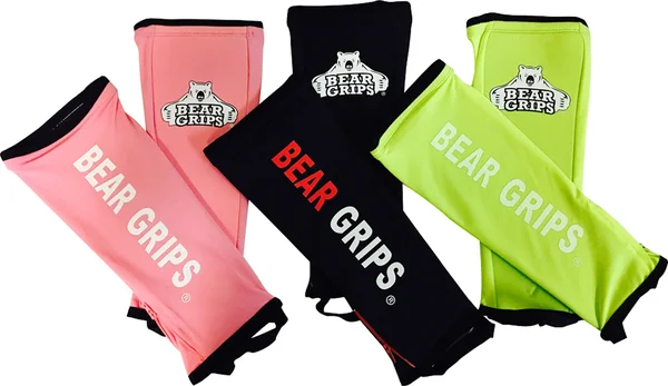 Bear Grips:Shin Guard Sleeves - Padded 5mm Shin Protection for Rope climbs, Box Jumps, Dead Lifts, olympic Lifts, Weight Lifting