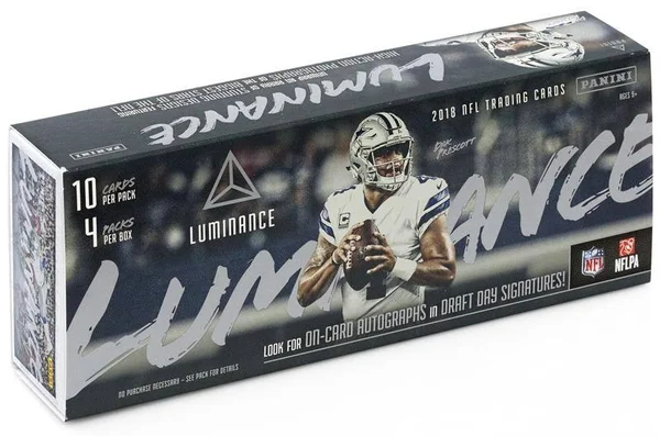 2018 Panini Luminance Football Hobby Box - (4) Packs
