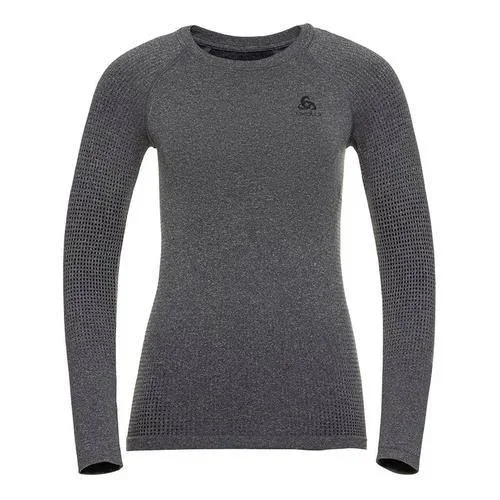 Odlo BL Top Crew Performance Warm Long Sleeve T-Shirt Grey Women S