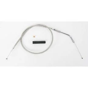 Drag Specialties 5331300B Braided Throttle Cable - 28 3/4in.