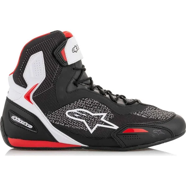 Alpinestars Faster 3 Rideknit Shoes - Black/White/Red - 11.5