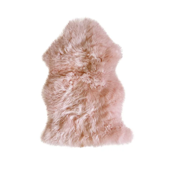 2& x 3& Pink Single Sheepskin Area Rug