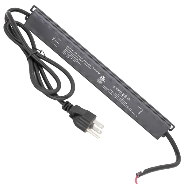 Ledupdates - Dimmable LED Driver Power Supply, 12V 60W Class 2 Triac ETL Listed Compatible with Lutron Leviton AC Wall Dimmer WR