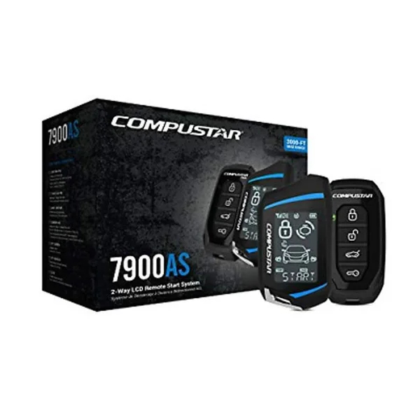 Compustar CS7900-AS All-in-One 2-Way Remote Start and Alarm Bundle w/ 3000 Feet