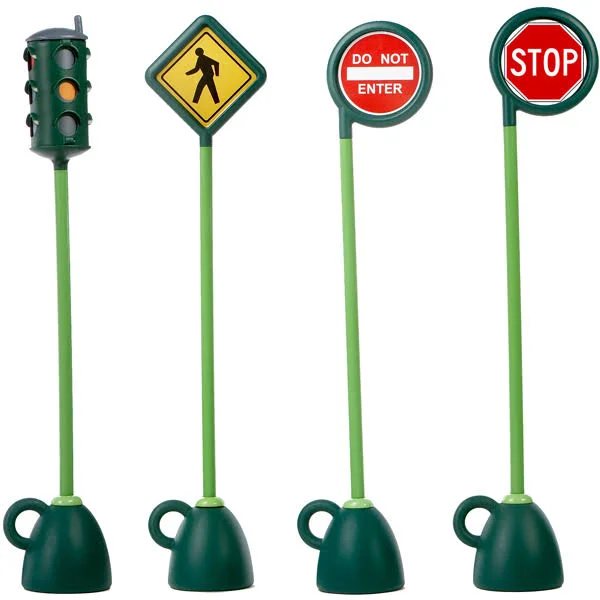 Preschool & Daycare 9402E Traffic Sign Set, Plastic Italtrike