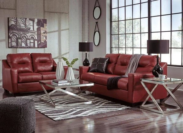 Signature Design by Ashley Kensbridge Crimson Queen Sofa Sleeper