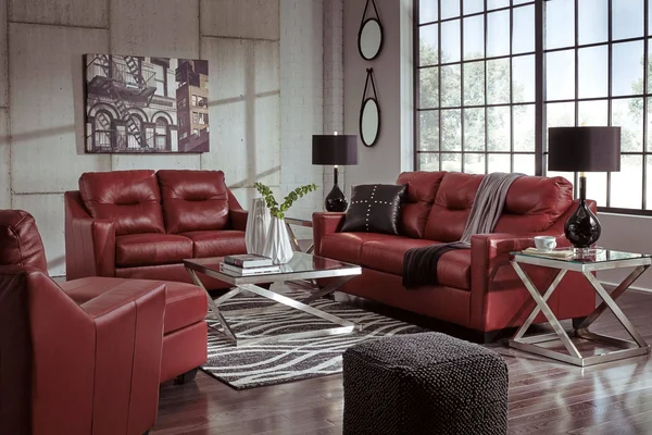 Signature Design by Ashley Kensbridge Crimson Queen Sofa Sleeper