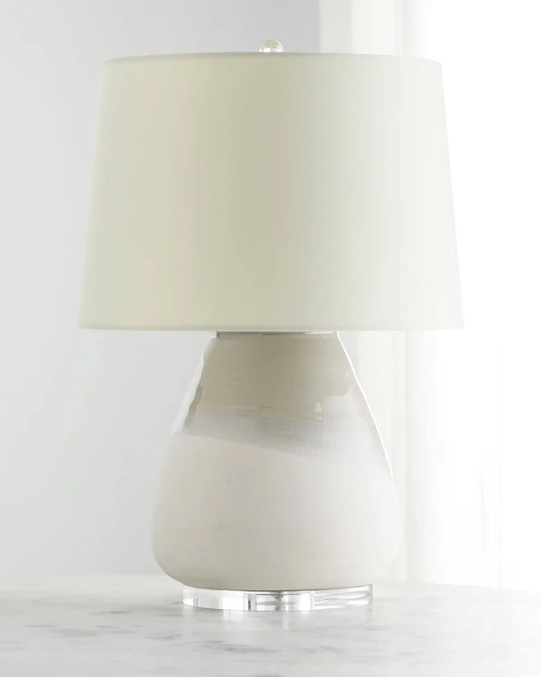 Jamie Young Seaside Ceramic Table Lamp, White, Lighting Table & Accent Lamps