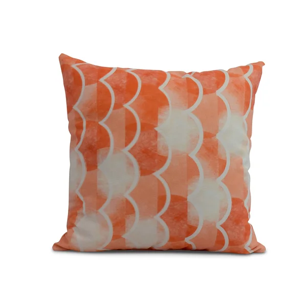 16x22 Orange Zircoland Throw Pillow - Down Alternative Filler