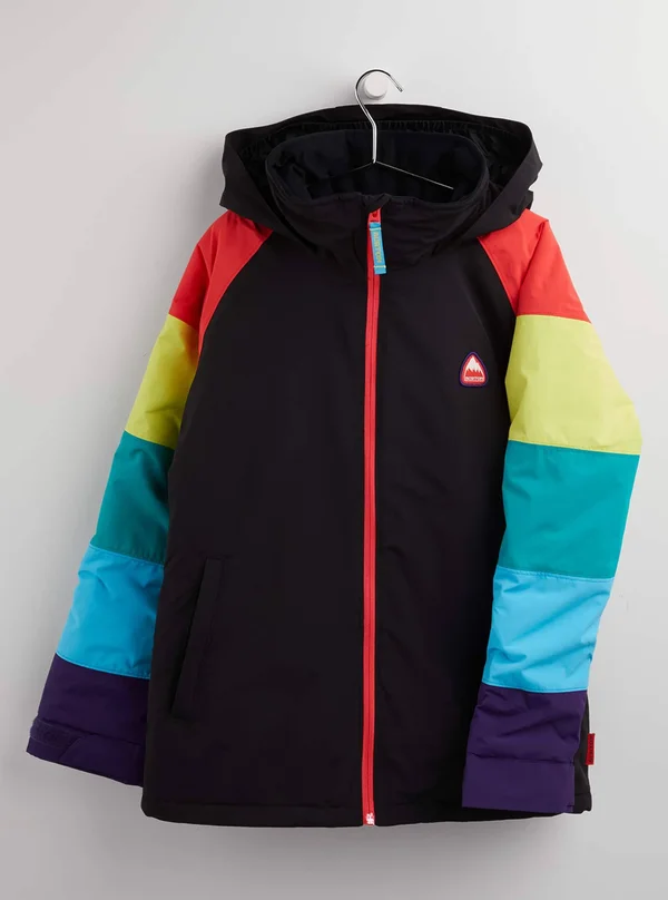 Burton Girls& Hart Jacket - Xs - True Black - Rainbow