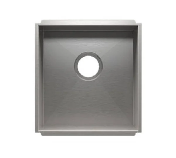 Julien UrbanEdge 003603 Single Bowl Undermount Kitchen Sink - Stainless Steel