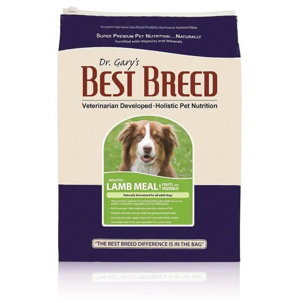 Dr. Gary&s Best Breed Holistic Lamb Meal with Vegetables & Herbs Dry Dog Food (30 lb)