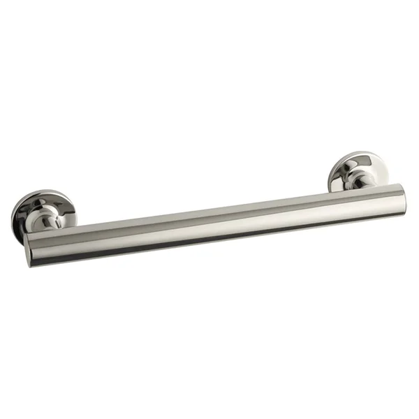 KOHLER K-11891-SN Purist 12 In. Grab Bar - Vibrant Polished Nickel
