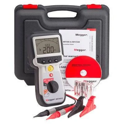 Megger MIT410/2 - 50V/100V/250V/500V/1000V 600V, CATIV Insulation and Continuity Tester + Pi, Dar