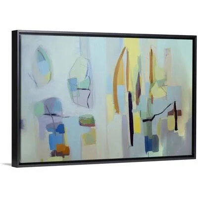 An Honest Answer by Caroline Rufo - Painting Print on Canvas Wrought Studio Format: Black Floater Framed Canvas - Size: 26x22 H x