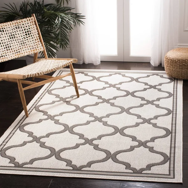 Safavieh Bermuda 810 Area Rug, Light Blue, Ivory, 6&7x22 x 6&7x22 Round