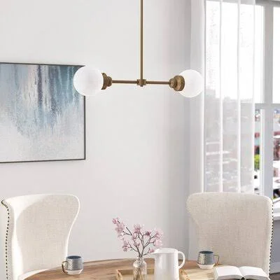 Rabehi 2 - Light Sputnik Modern Linear Chandelier Mack & Milo
