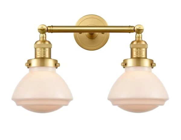 Innovations Lighting-Olean 2 Light Bath Vanity Light-208-OB-G322-LED (Oil Rubbed Bronze)